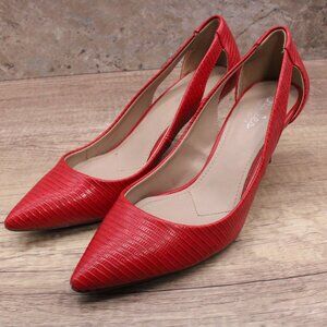 Charles By Charles David Addition Heels Pump Womens Size 8M Red Lizard